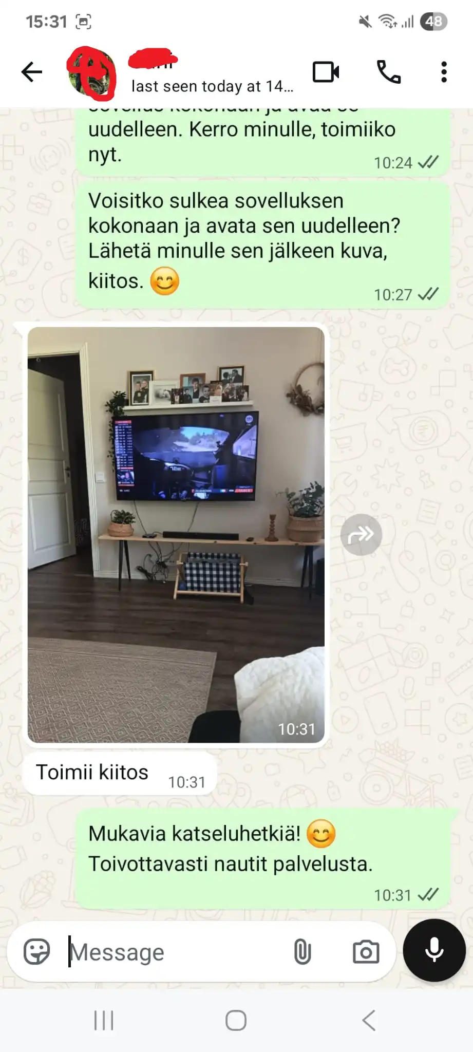IPTV palvelun käyttäjäkokemus Suomessa