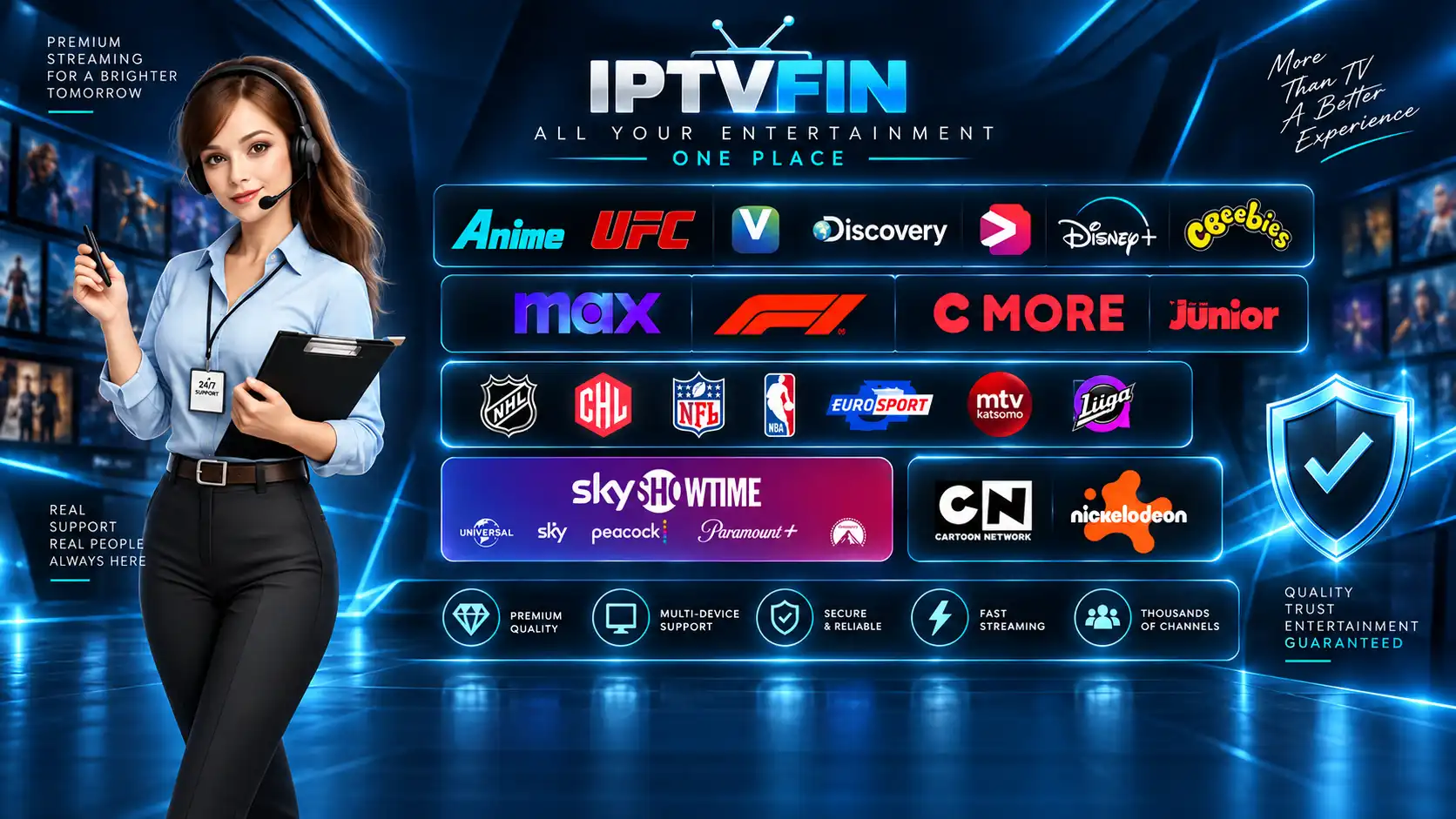 Luotettava IPTV-palvelu Suomessa – tuki, aktivointi ja laaja kanavavalikoima